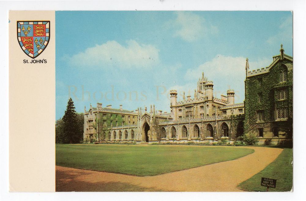 New Court, St Johns College, Cambridge - Colourmaster Photo Postcard