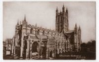 Gloucester Cathedral From S W - Early 1900s Postcard