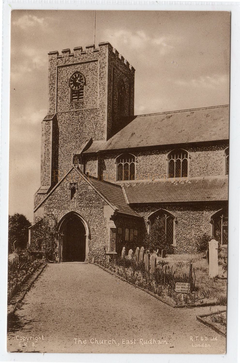 St Mary Church, East Rudham - Rapael Tuck & Sons Postcard