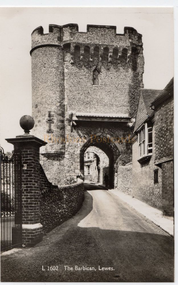 The Barbican, Lewes. Dennis 'Dainty' Series L.1602  RP Postcard