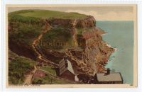 Ecclesbourne Cliff, Hastings - Colour PhotoGravure Postcard