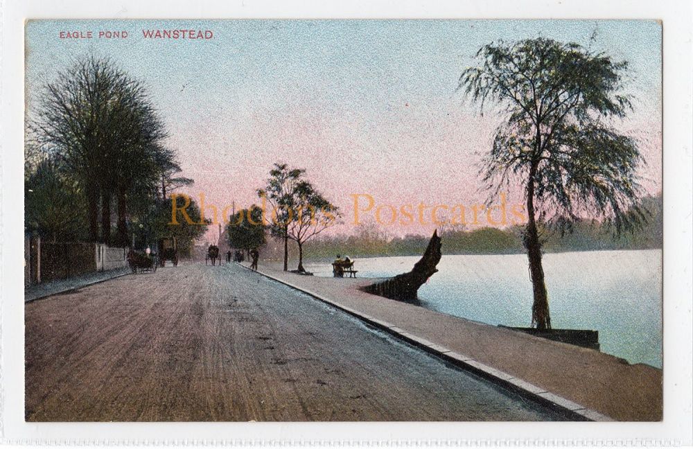 Eagle Pond Wanstead London - Early 1900s Postcard