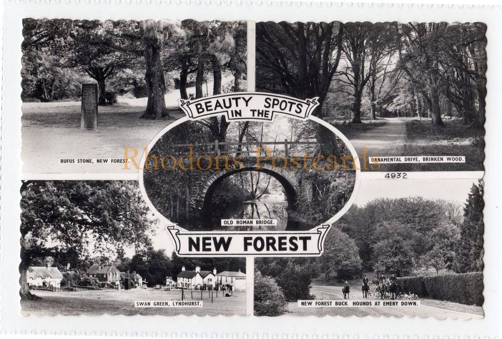 Multiview R P Postcard-Beauty Spots In The New Forest, Hampshire