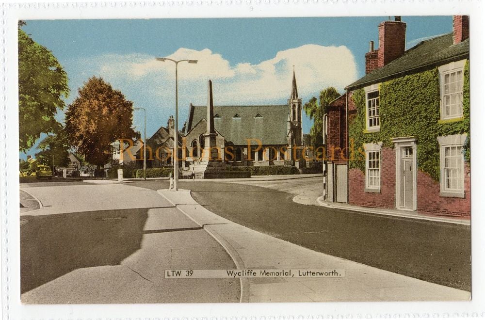 Wycliffe Memorial Lutterworth Leicestershire - Frith Postcard