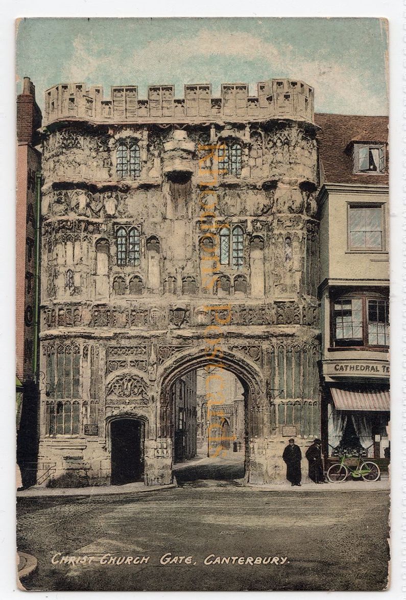 Christ Church Gate, Canterbury,Kent-Pre 1914 Postcard