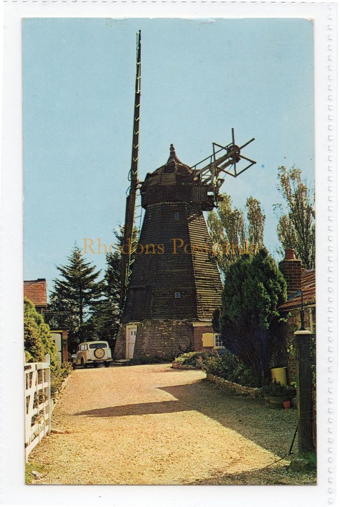 Earnley Mill, Chichester Sussex-1960s Windmill Postcard