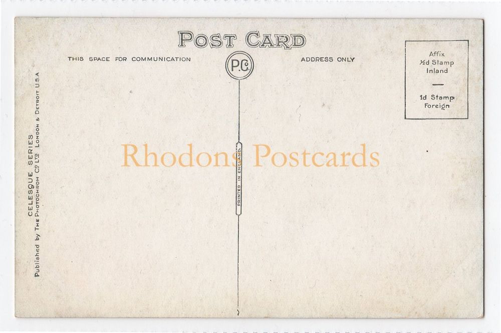 Haddon Hall Derbyshire-The Kitchen-Photochrom Postcard
