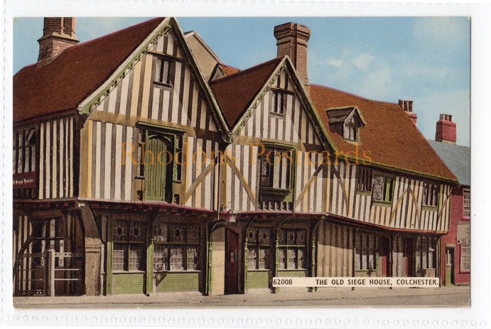 The Old Siege House, Colchester-Colour Photo Postcard