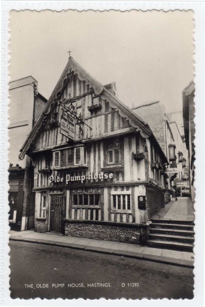 The Olde Pump House, Hastings, Sussex-R P Postcard
