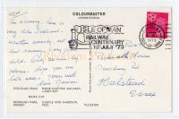 I O M Multiview-Isle of Man Railway Centenary 1973 Postmark 