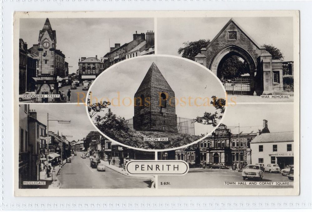 Penrith-1960s Real Photo Multiview Postcard