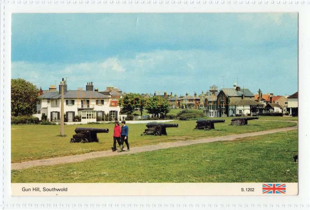 Southwold, Gun Hill-1970s E T W Dennis Postcard