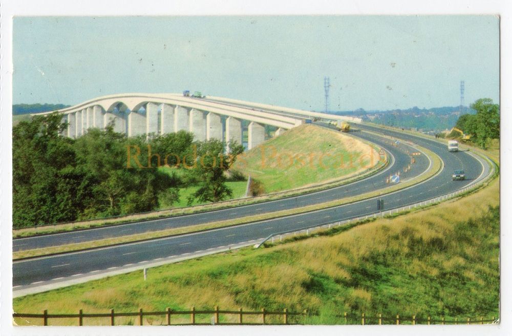 The Orwell Bridge, Suffolk-Circa 1980s Photo Postcard
