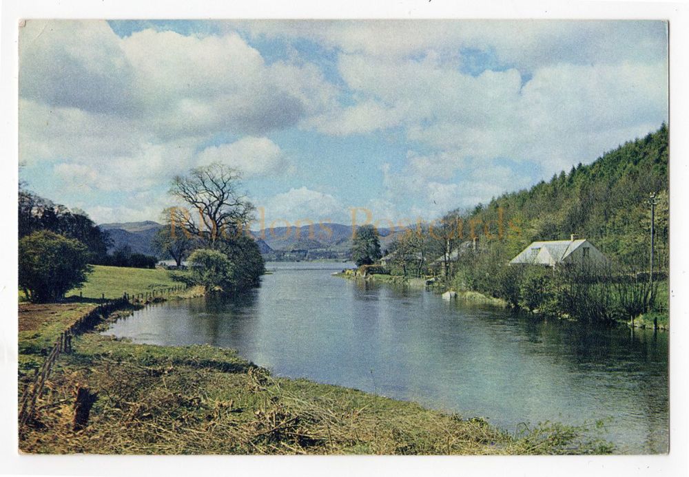 Pooley Bridge, Westmorland-J A Dixon Postcard #L D 1185