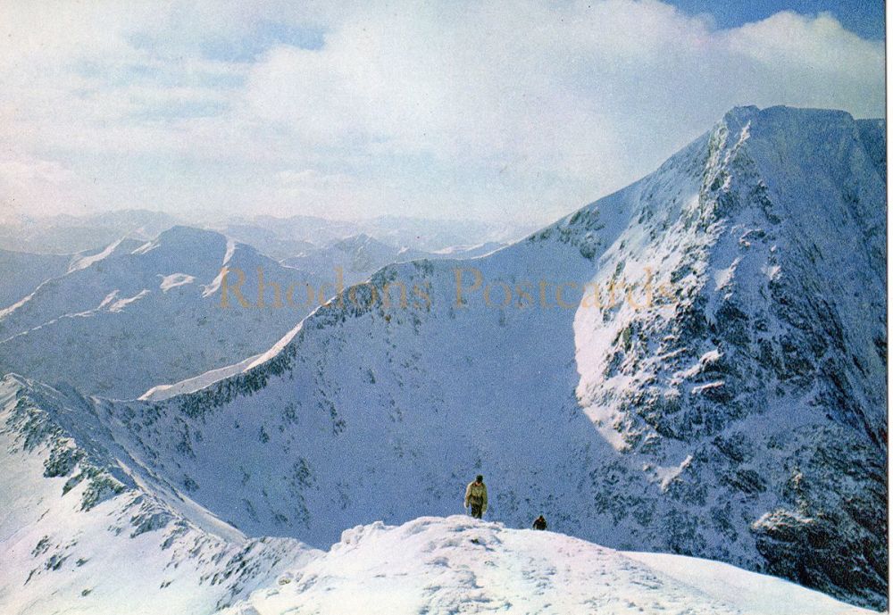 The Summit Of Ben Nevis Near Fort William-Dixon Postcard #3789