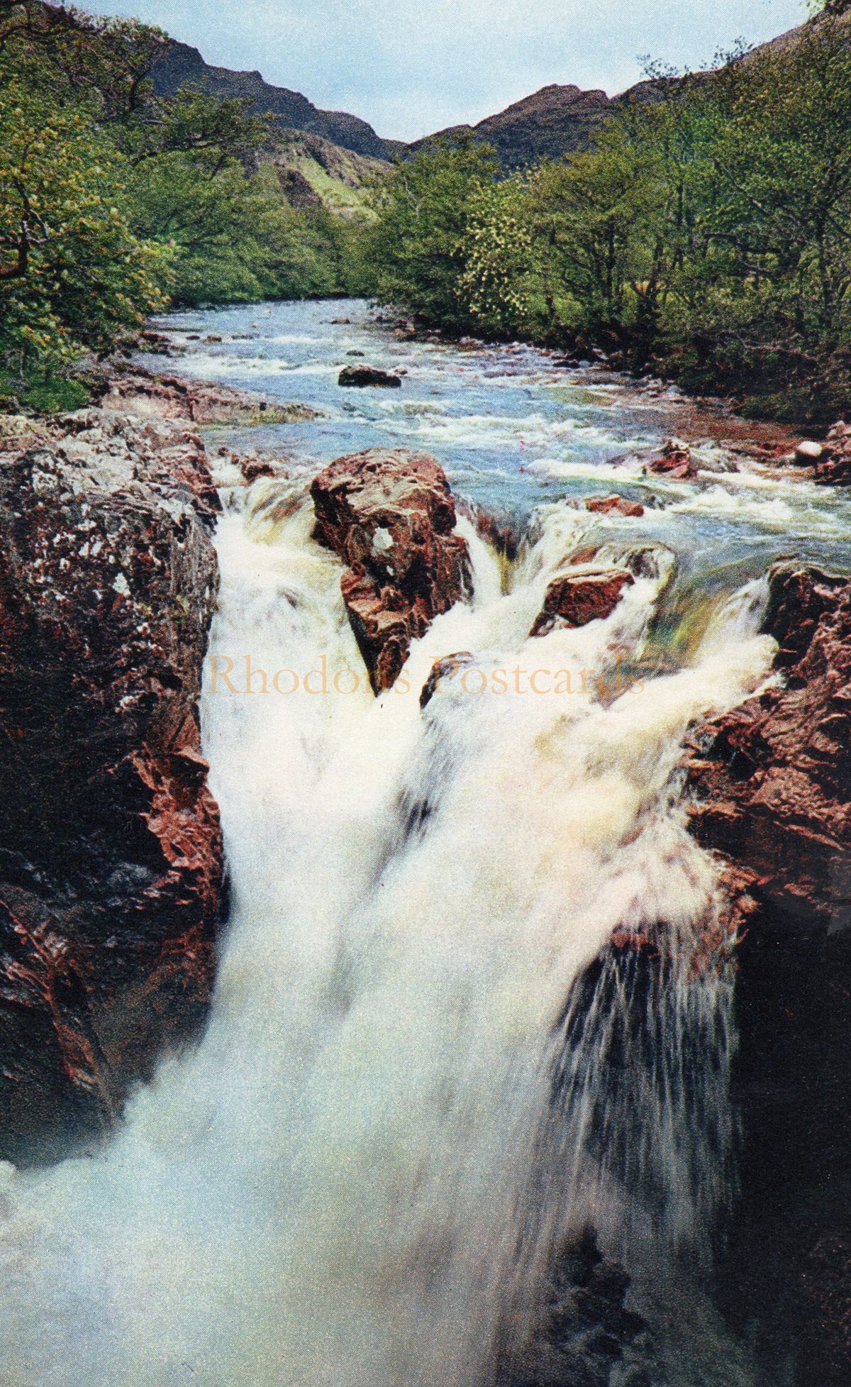 Lower Falls,Glen Nevis Nr Fort William-Scotland/Scottish Postcard