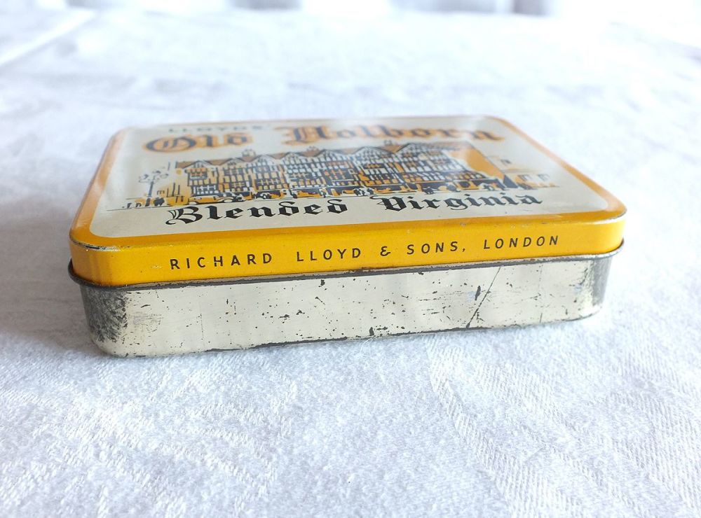 Lloyds Old Holborn Blended Virginia Tobacco Tin-Empty