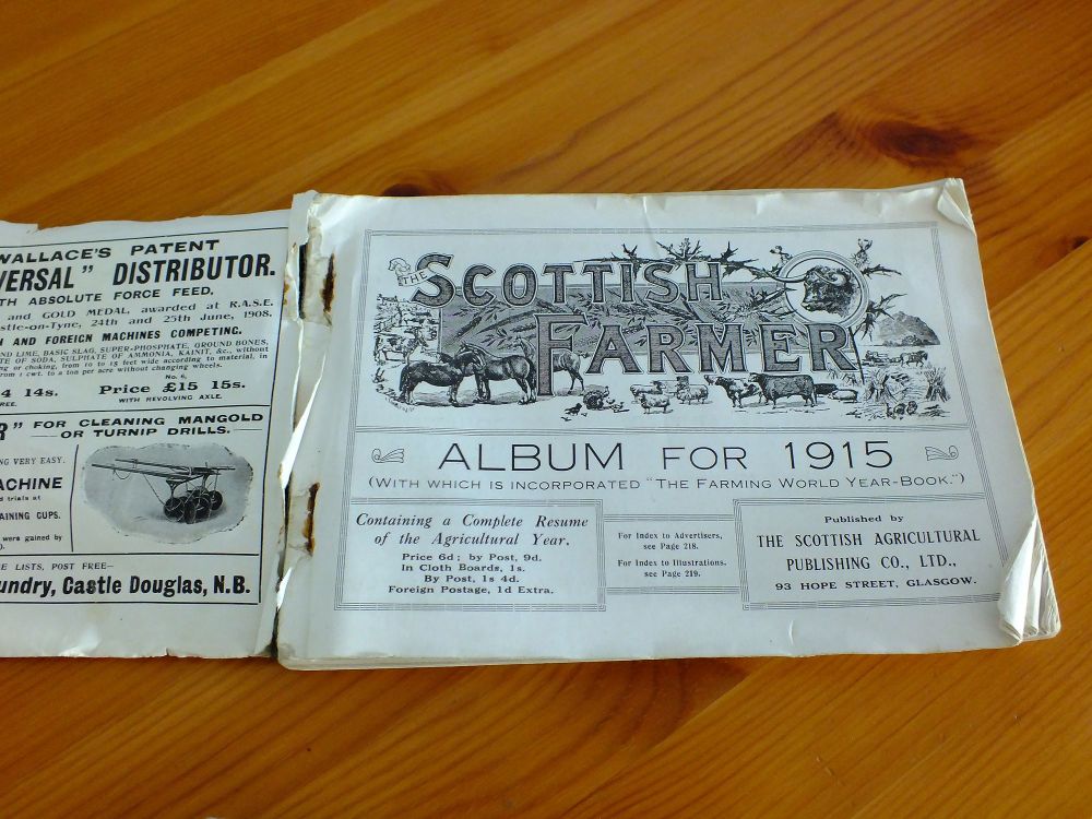Scottish Farmer Album For 1915 Published by The Scottish Agricultural Publishing Co, Glasgow