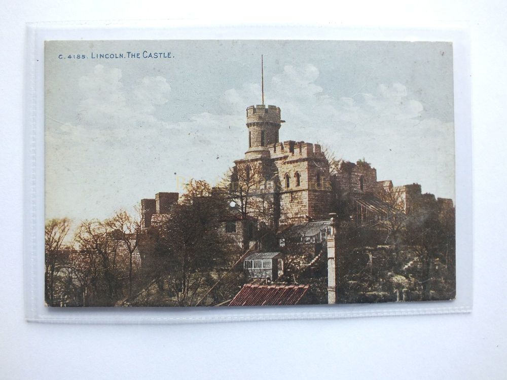 Lincoln - The Castle - Early 1900s Photochron Celeste Series Postcard