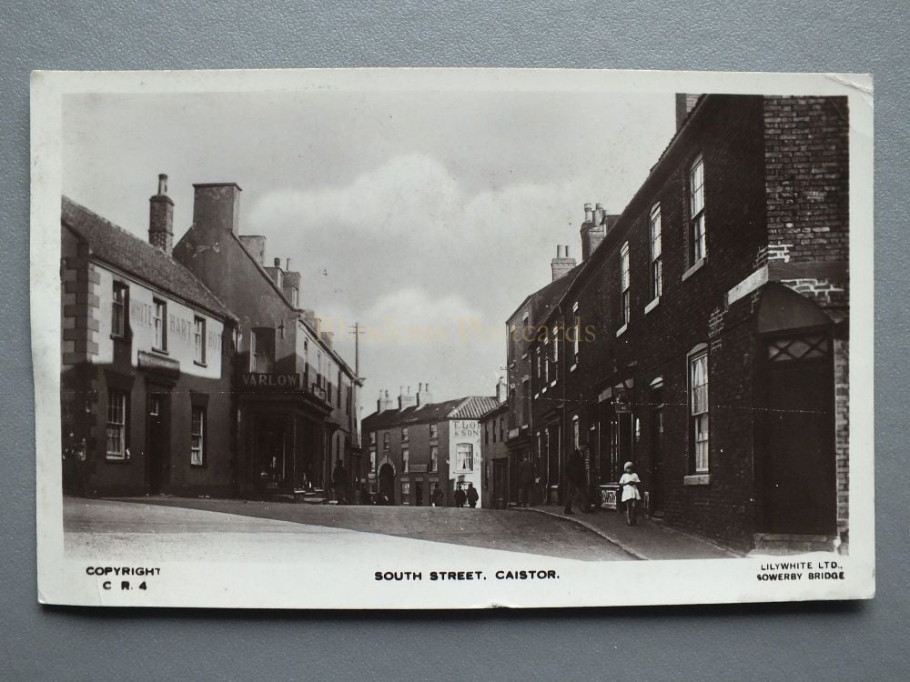 South Street, Caistor, Norfolk-Real Photo Postcard-RICHARDSON