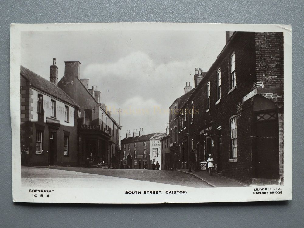 South Street, Caistor, Norfolk-Real Photo Postcard-Lilywhite