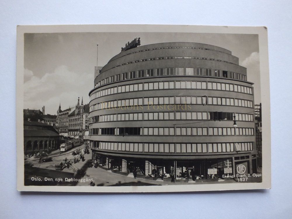 Norway - Oslo - Den Nye Doblouggard-Circa 1950s Postcard