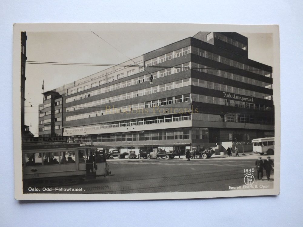 Norway - Oslo - Odd Fellowhuset - Circa 1950s Postcard