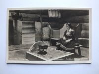 Norwegian Folk Museum Amlistuen Fra Valle I Setesdal - 1930s Postcard