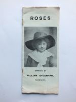 Early 1900s Plant Catalogue - Roses Offered By William Sydenham, Tamworth, Staffordshire