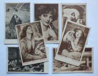 Vintage Art Gallery Postcards From The Tate Gallery , Wallace Collection, Birmingham Art Gallery-Lot of 7
