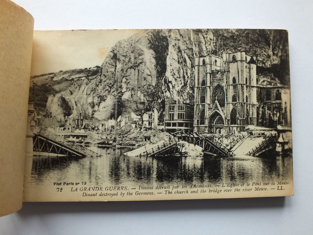 The Great War Postcards Booklet - L'Heroique Belgique En Ruines Series 13