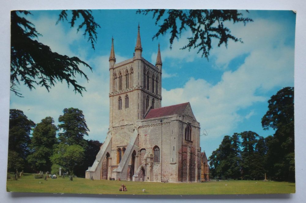 The Abbey, Pershore, Worcestershire Colour Photo Postcard