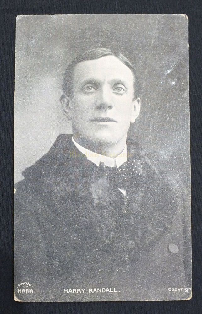Harry Randall (1857-1932)- Photo Portrait Postcard (PU With stamp)