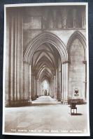 York Minster - The North Aisle Of The Nave - Tucks Real Photo Postcard
