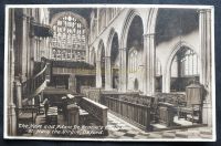 St Mary The Virgin Church, Oxford - The Nave and Adam De Brooms Chapel - Vincent Postcard