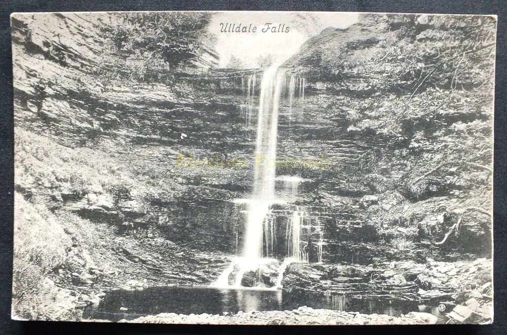 Cumbria - Ulldale Falls North Yorkshire Dales - Valentines Series Postcard