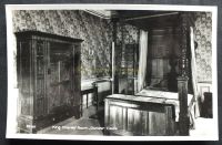Somerset-Dunster Castle-King Charles Room-Real Photo Postcard