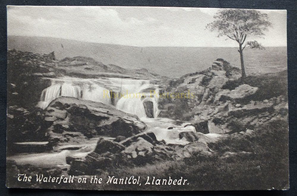 Nantcol Waterfalls, Llanbedr, Gwynedd, Wales-Friths Series Postcard