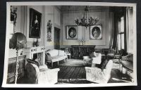 Dunster Castle, Somerset - View of The Drawing Room - Real Photo Postcard