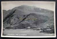 Snowdon and Llanberis Landscape - 1960s Valentines Postcard