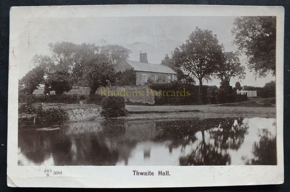 Genealogy Postcard - Sent To MISS M MARTIN, Flitwick,Ampthill, Beds - Erpingham Thimble Postmark