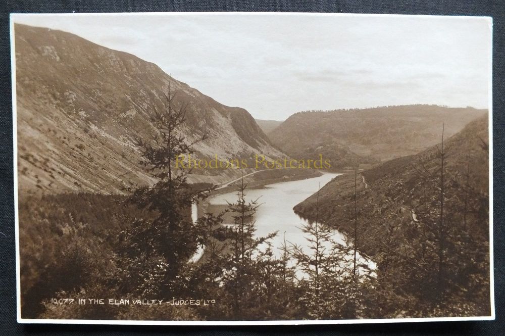 Wales - In The Elan Valley - Circa 1930s Judges Printed Photo Postcard