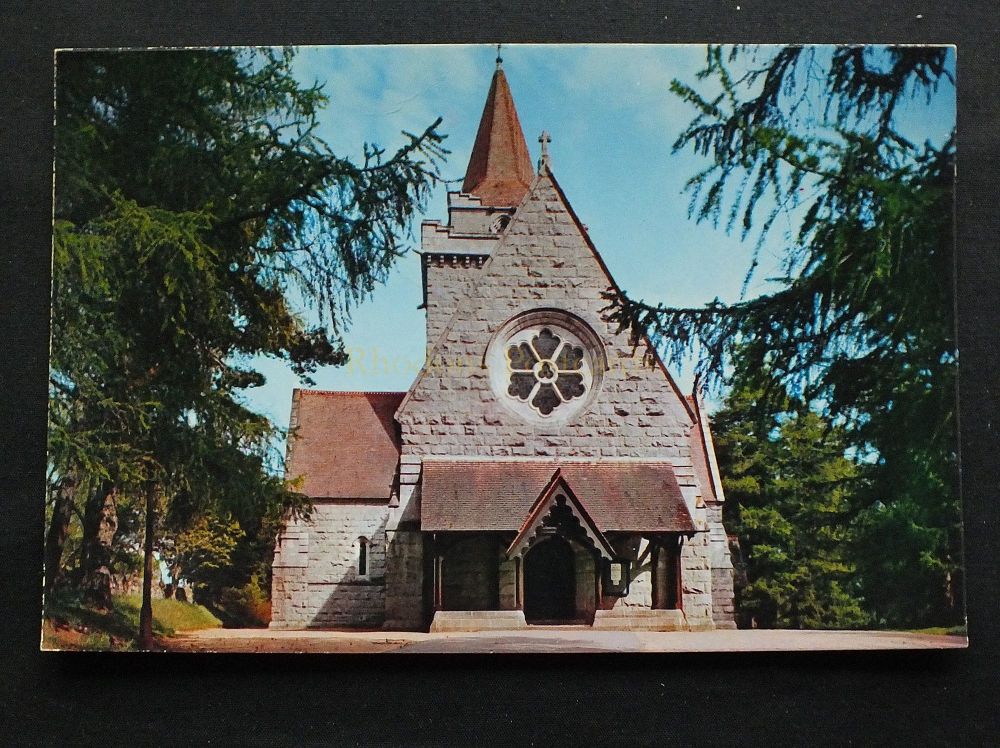 Crathie Church, Aberdeenshire - 'Thistledown' Series Colour Postcard