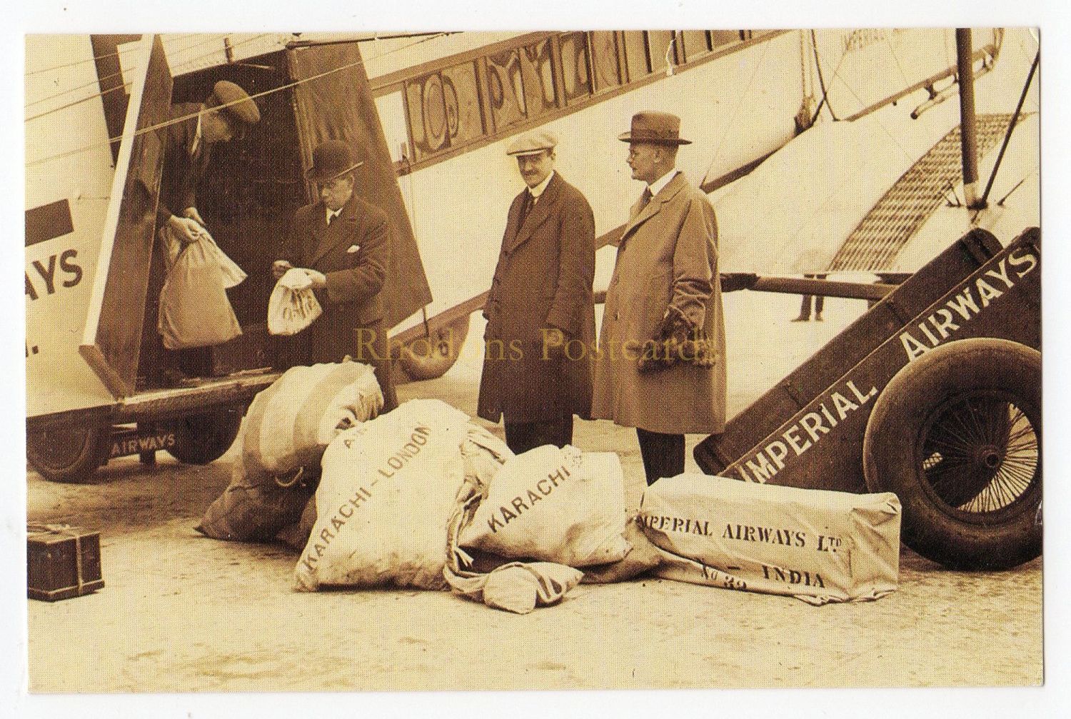 Steam Engine Strange Load, 1933 - Nostalgia Repro Postcard | Rhodons ...