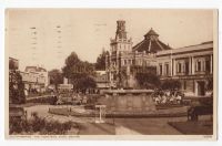 Southampton, Hampshire - The Fountain And Civic Centre - 1950s Postcard