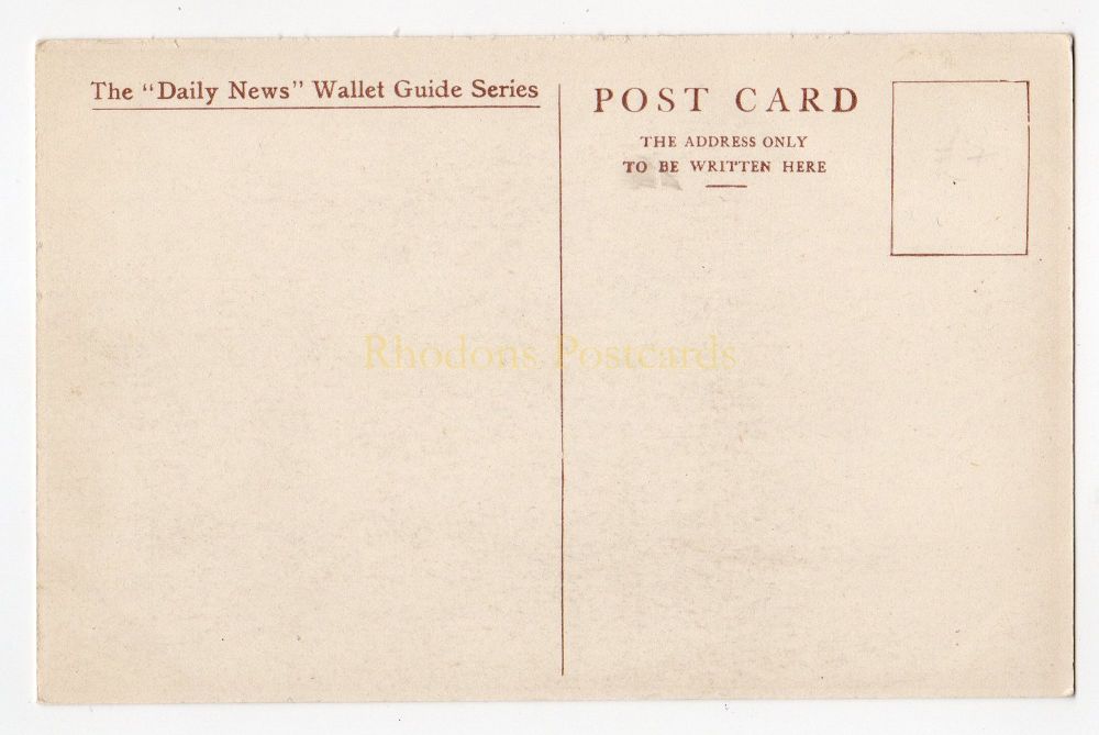 The Pantiles, Tunbridge Wells Kent - The Daily News Wallet Guide Series Postcard