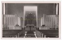 Interior View, St Matthews Church, Millbrook, Jersey C I - RP Postcard