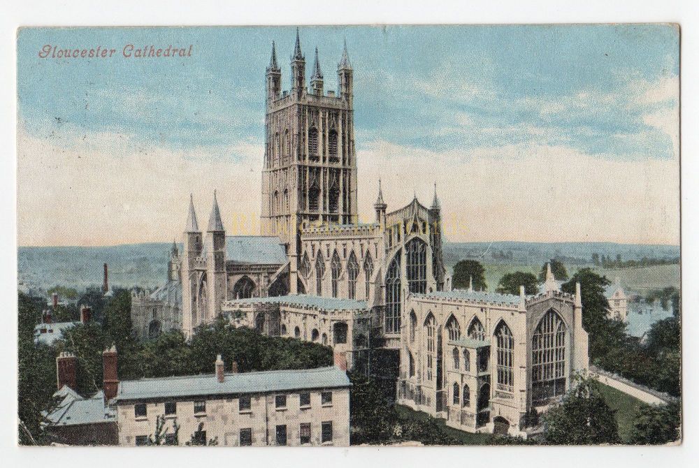 Miss WILTSHIRE Cheltenham, July 1904 - Family History / Postal History Postcard  / Malmesbury Duplex Postmark
