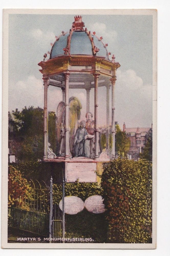 Martyrs Monument, Stirling, Scotland - Early 1900s Philco Postcard