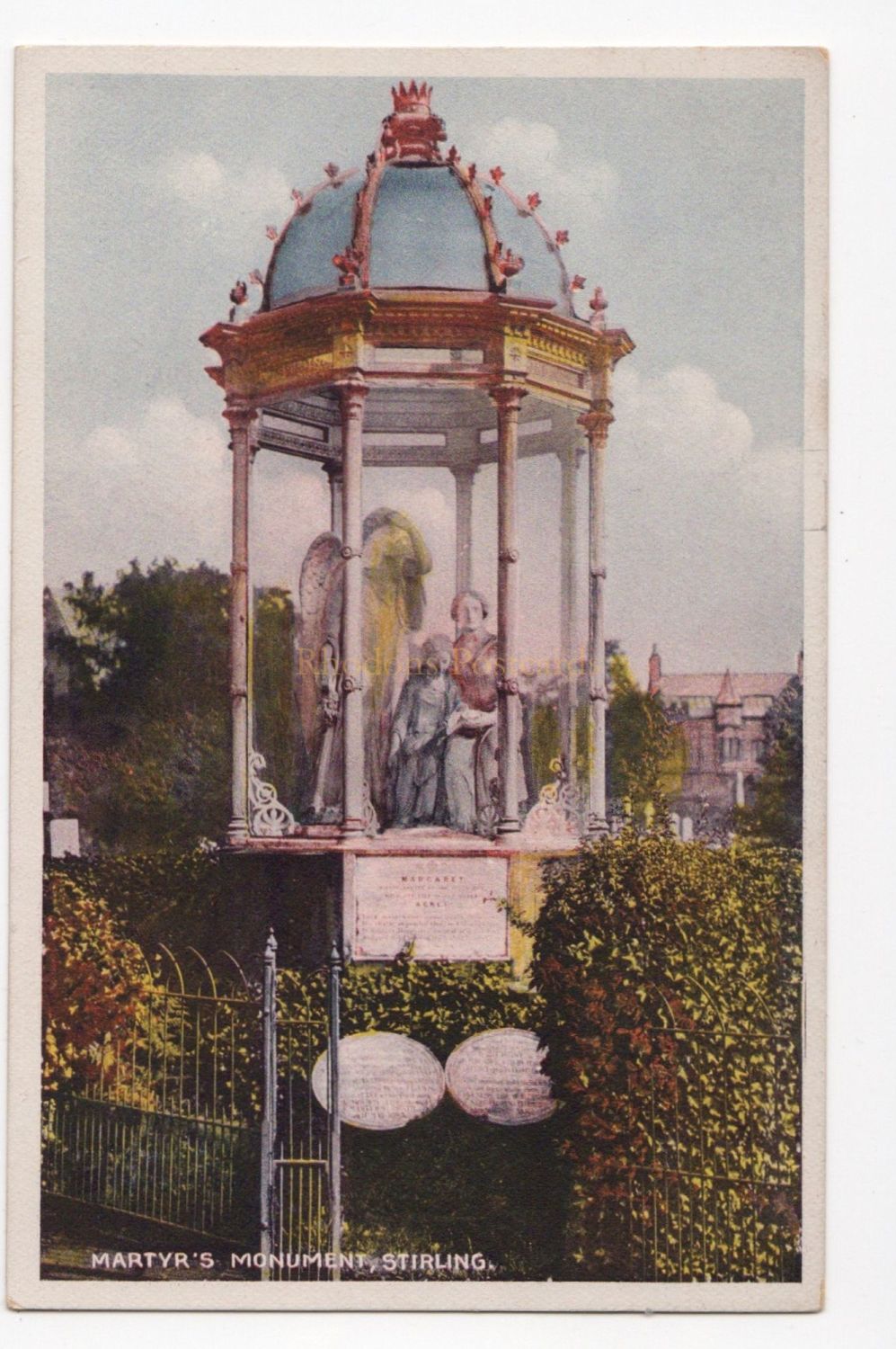 Martyrs Monument, Stirling, Scotland - Early 1900s Phi;co Postcard